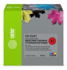 Cactus CL-41 Картридж  для Canon Pixma MP150/MP160/MP170/MP180/MP210/MP220/MP450/MP460/MP470/iP1200/iP1300/iP1600/iP1700/iP1800/iP190, голубой/пурпурный/желтый