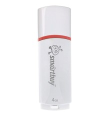 Smartbuy USB Drive 4Gb Crown White SB4GBCRW-W