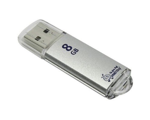 [Носитель информации] Smartbuy USB Drive 8Gb V-Cut series Silver SB8GBVC-S