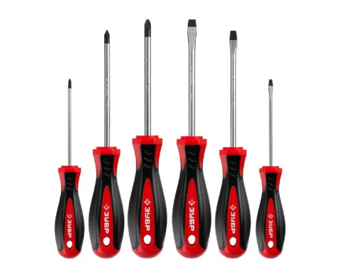 [Отвертки-насадки (биты)] Набор: Отвертки слесарные ЗУБР 