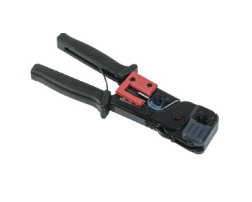 [Патч-корды, Патч-панели] ITK TM1-B10V Инструмент обжим RJ-45/12/11 без храп. мех. чёрн-красн.