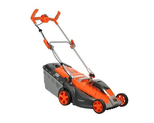 [Газонокосилка] PATRIOT CM 435XL Газонокосилка аккумуляторная [512201435] { 40В, акб 2,5Ач, ширина кошения 37см, травосборник 40 л }