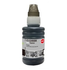 Cactus Чернила CS-GI490BK для Canon Pixma G1400/G2400/G3400, черный, 100мл