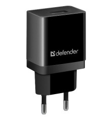 Defender Сетевой адаптер 1xUSB, 5V/2.1А, пакет, черный (EPA-10) (83572)		