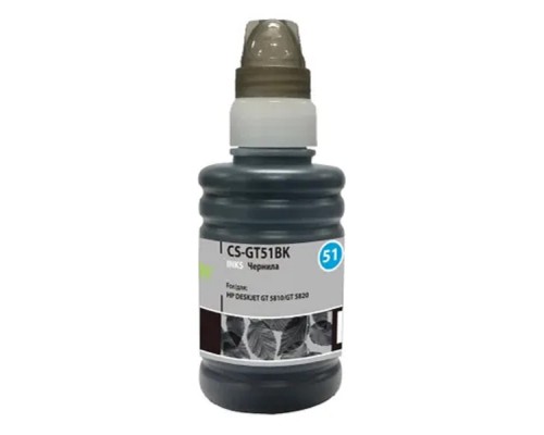 [Расходные материалы] Cactus CS-GT51BK Чернила для HP DeskJet GT 5810/5820/5812/5822, чёрный, 100 мл.