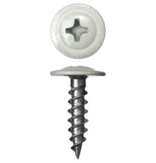 Саморезы ПШМ для листового металла, 25 х 4.2 мм, 400 шт, RAL-9003 белый, ЗУБР [300191-42-025-9003]