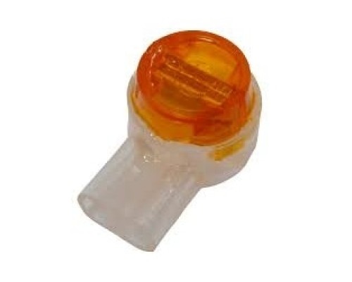 [ наконечники, разъемы, клеммы] Rexant (07-5402) Соединитель изолированный К-2, для жил (d=0,4-0,9мм), D=2,08мм  (уп. 100 шт)