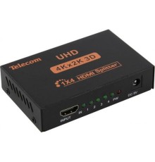Telecom Разветвитель HDMI 1=>4 4k@30Hz <TTS7005> [6937510891733]