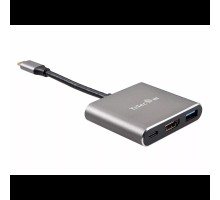 Telecom Кабель-концентратор USB3.1 TypeCm -->HDMI+USB3.0 +PD charging 4K@30Hz <TUC010T>