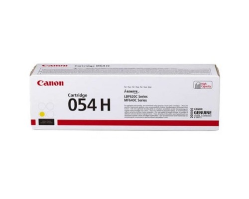 [Расходные материалы] Canon Cartridge 054 HY 3025C002 Тонер-картридж для Canon MF645Cx/MF643Cdw/MF641Cw, LBP621/623 (2300 стр.) жёлтый