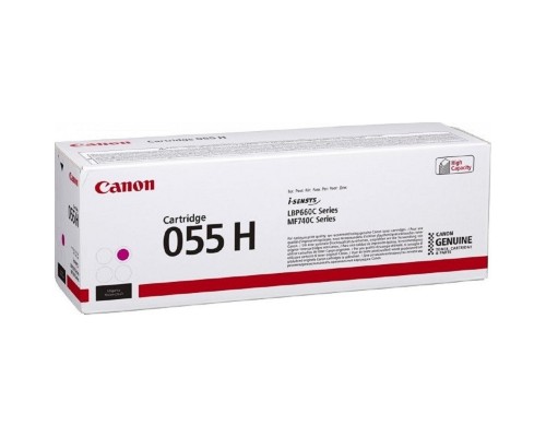 [Расходные материалы] Canon Cartridge 055 HM 3018C002/3018C004AA  Тонер-картридж для Canon MF746Cx/MF744Cdw (5 900 стр.) пурпурный