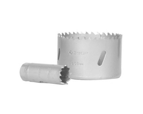 [Коронки] Коронка биметаллическая, быстрорежущая сталь, глубина сверления до 38мм, d-152мм, ЗУБР [29531-152_z01]