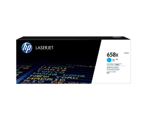 [Расходные материалы] HP W2001X Картридж 658A увеличенной емкости голубой (28000 стр.) {HP CLJ Ent M751}