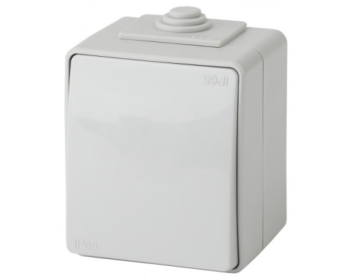 [ЭРА Розетки, выключатели] Эра Б0035975 11-1603-03 Переключатель IP65, 10АХ-250В, ОУ, Эра Эксперт, серый