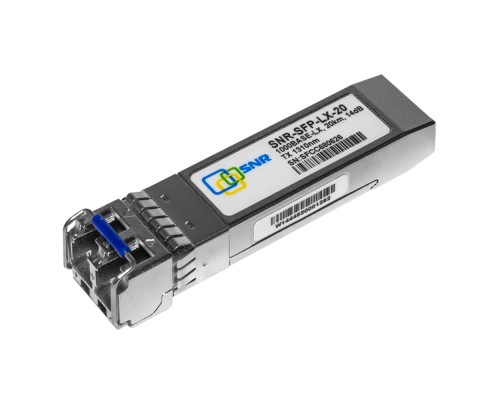 [Сетевое оборудование] SNR-SFP-SX-1310 SNR Модуль SFP оптический, дальность до 2км (12dB), 1310нм