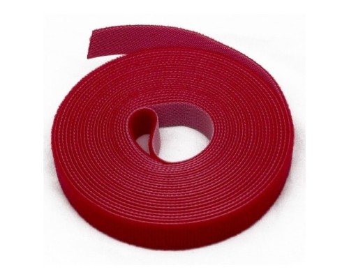 [Монтажное оборудование] Hyperline WASNR-5x9-RD Лента (липучка) в рулоне, ширина 9 мм, длина 5 м, красная