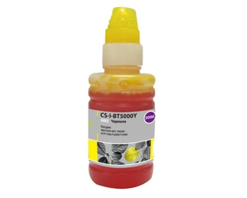 [Расходные материалы] Cactus CS-I-BT5000Y чернила для принтеров Brother DCP-T300/T500W/T700W/MFC-T800W, желтый, 100мл