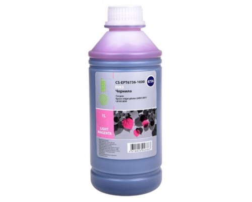 [Расходные материалы] Cactus CS-EPT6736-1000 Чернила для Epson L800/L810/L850/L1800, светло-пурпурный, 1000мл