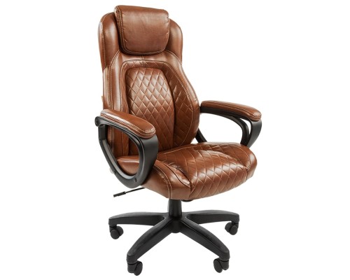[Офисные кресла] Офисное кресло Chairman 432 Россия экопремиум коричневая N [7028643]