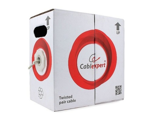 [Кабель] Cablexpert [UPC-5004E-SOL/100] Кабель UTP кат.5e, 4 пары, 0.48 mm (100м pullbox), CCA однож.