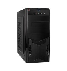 Exegate EX280389RUS Корпус Miditower Exegate CP-604 Black, ATX, <CP500W, 80mm>, 2*USB, Audio