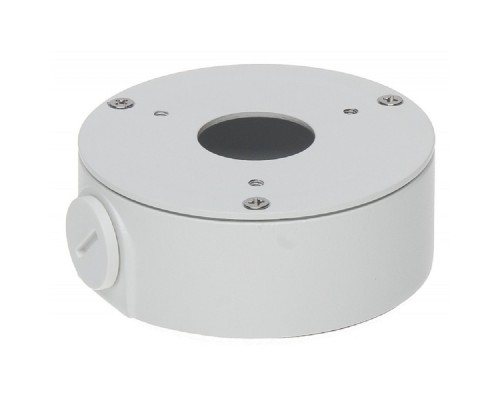 [Кронштейн/Монтажная коробка/Адаптер] DAHUA DH-PFA134 (АНАЛОГ DH-PFA3300R) Монтажная коробка, алюминий и сталь, влагозащита, для цилиндрических видеокамер, 3 винта