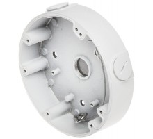 DAHUA DH-PFA138 Монтажная коробка, алюминий, влагозащита, для купольных видеокамер, 2 кабельных ввода, страховочный трос с карабином