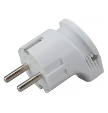 ЭРА Б0039678 Вилка Vx3-W с/з угловая 16A белая