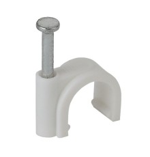 Эра Б0038898 SK-16 Скоба 16мм круглая пластиковая (50шт) 