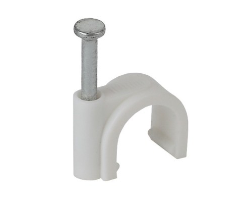 [ЭРА Хомуты] Эра Б0038899 SK-18 Скоба 18мм круглая пластиковая (50шт) 