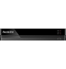 Falcon Eye FE-MHD2216 16 канальный 5 в 1 регистратор: запись 16кан 5Мп Lite*12k/с; 1080P*15k/с; 720P*25k/с; Н.264/H.265/H265+; HDMI, VGA, SATA*2 (до 10TB HDD), 2 USB; Аудио 1/1