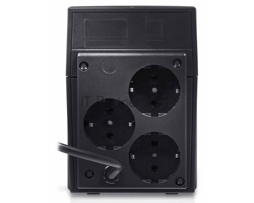 Источник бесперебойного питания Powercom Raptor RPT-800A EURO 480Вт 800ВА черный