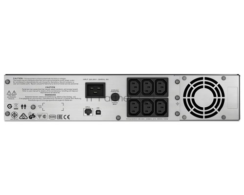Источник бесперебойного питания APC Smart-UPS C SMC2000I-2U 1300Вт 2000ВА черный