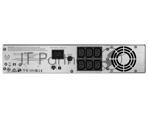 Источник бесперебойного питания APC Smart-UPS C SMC2000I-2U 1300Вт 2000ВА черный