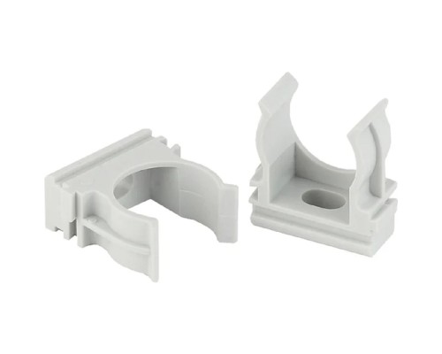 [ЭРА Изделия монтажные для пластиковых и металличес] ЭРА Б0020124 Крепеж-клипса CLIP-25 (серый) для трубы d 25мм