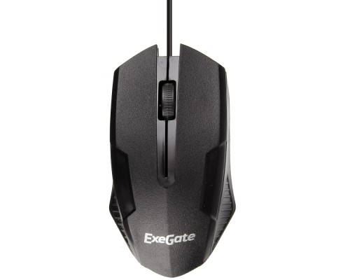 [Мыши] Exegate EX279944RUS Мышь Exegate SH-9025L2 <black, optical,  3btn/scroll, 1000dpi, USB, шнур 2,2м>, Color box