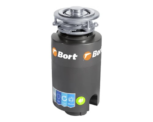 [Блендер] Bort Измельчитель пищевых отходов TITAN 4000 {390 Вт; 4,2 кг/мин; 2800 об/мин; 1200 мл; Металл ; набор аксессуаров 4 шт} [1275769]