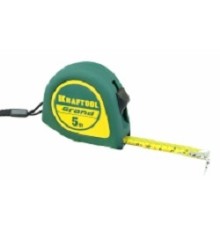 KRAFTOOL Рулетка с ударостойким корпусом GRAND 5м / 19мм (ABS) и противоскользящим покрытием [34022-05-19]