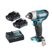 Makita TW141DWAE Гайковерт ак(уд) [TW141DWAE] { 12В,2х2Ач Li-ion,0-3200у\м,145Нм,квадрат 1\2
