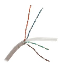 Cablexpert [UPC-6004-SOL] Кабель UTP кат.6, 4 пары, 0.57mm CCA одножильный серый (305м) 