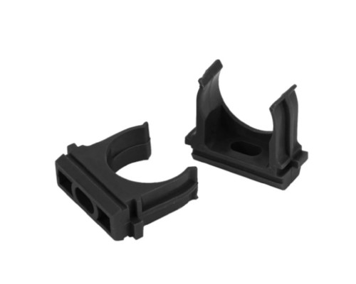 [ЭРА Изделия монтажные для пластиковых и металличес] ЭРА Б0044177 Крепеж-клипса CLIP-25-B (черный) для трубы d 25мм