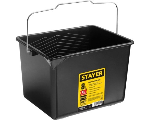 [Разное] Ведро малярное [06092-08]  пластмассовое, 8 л,  STAYER