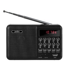 Perfeo радиоприемник цифровой PALM FM+ 87.5-108МГц/ MP3/ питание USB или 18650/ черный (i90-BL) [PF_A4870]