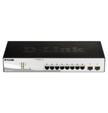D-Link DGS-1210-10/FL1A Управляемый L2 коммутатор с 8 портами 10/100/1000Base-T и 2 портами 1000Base-X SFP