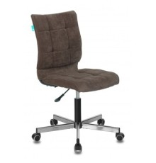 Бюрократ CH-330M/LT-10 без подлокотников темно-коричневый Light 10 крестовина металл (1140643)