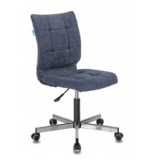 Бюрократ CH-330M/LT-27 без подлокотников темно-синий крестовина металл (1140648)