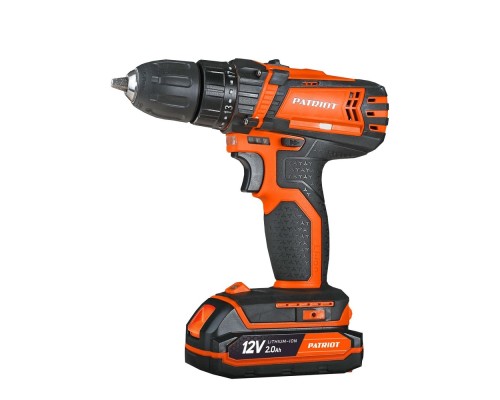 [Дрель, Шуруповерт] PATRIOT BR 111ES Дрель-шуруповерт аккумуляторная [180201411] { две батареи Li-Ion, 12V, зарядка за 1 час, двусторонняя бита, кейс }