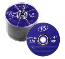 Диски VS DVD-RW 4,7 GB 4x Bulk/50 (620724)