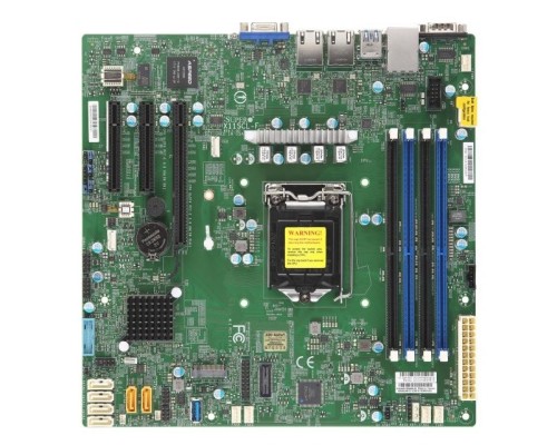 [Материнская плата] Supermicro MBD-X11SCL-F-O RTL {1xLGA 1151, Intel C242, 4xDDR4, 2x1GbE LAN, 6xSATA3 (6Gbps) RAID 0,1,5,10, 6xUSB 2.0 + 5xUSB 3.1 Gen1, 1xVGA, 2 COM, 1xPCI-E 3.0 x16 + 2xPCI-E 3.0 x8, Micro-ATX} RTL