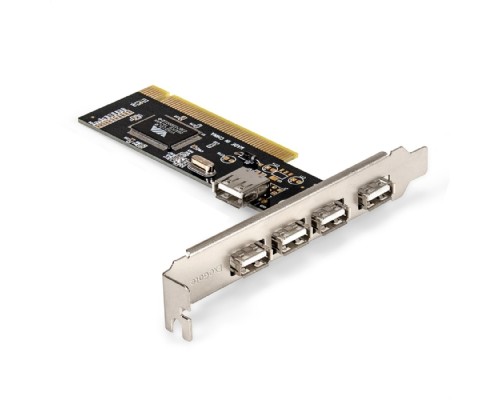 [USB-концентраторы] Exegate EX281227RUS Контроллер EXE-352 PCI v2.2, 4*USB2.0 ext. + 1*USB2.0 int., VIA Labs Chipset VT6212L